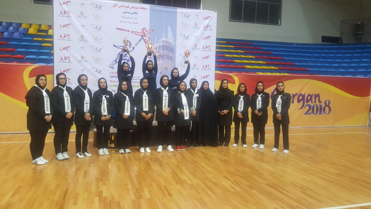 جام قهرمانی مسابقات اسپوکس قهرمانی کشور بانوان هم به گیلان رسید