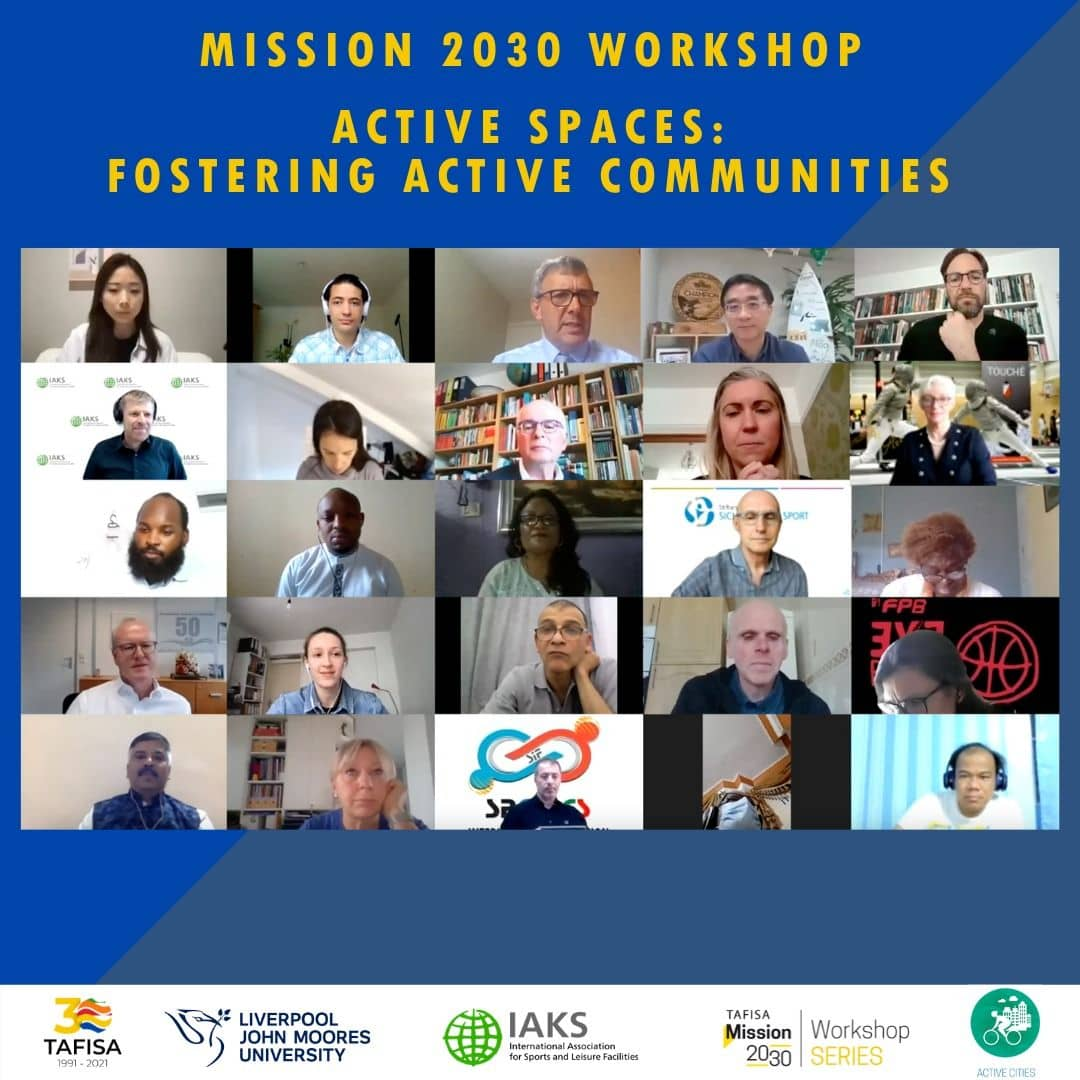 برگزاری دومین دوره کارگاه بین المللی فضاهای فعال ،پروش جوامع فعال از طرف انجمن بین‌المللی ورزش همگانی TAFISA