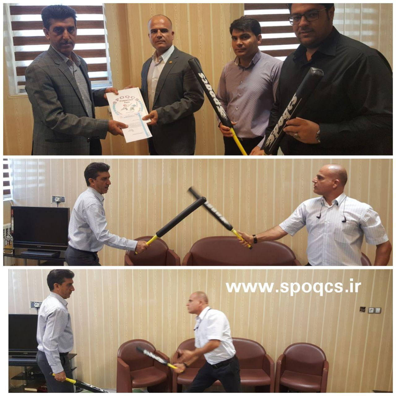 استقبال گرم معاونت محترم توسعه ورزش اداره ورزش و جوانان استان فارس از ورزش اسپوک